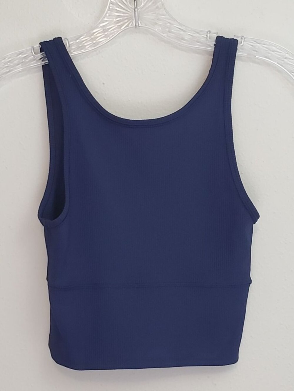 Lululemon Power Pivot Ribbed tank, Navy